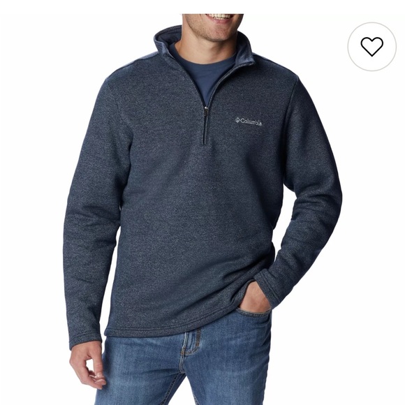 Columbia Other - Columbia Men’s Gray Great Hart Mountain Fleece Quarter-Zip Pullover Large